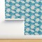 Sea Turtles Coastal Summer Life Ocean Animals Seaside Custom Removable Wallpaper by Spoonflower Peel & Stick Wallpaper 2FT Wide